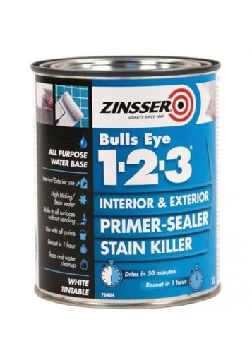Грунт ZINSSER Bulls Eye 1-2-3 пятноизолирующий водный
