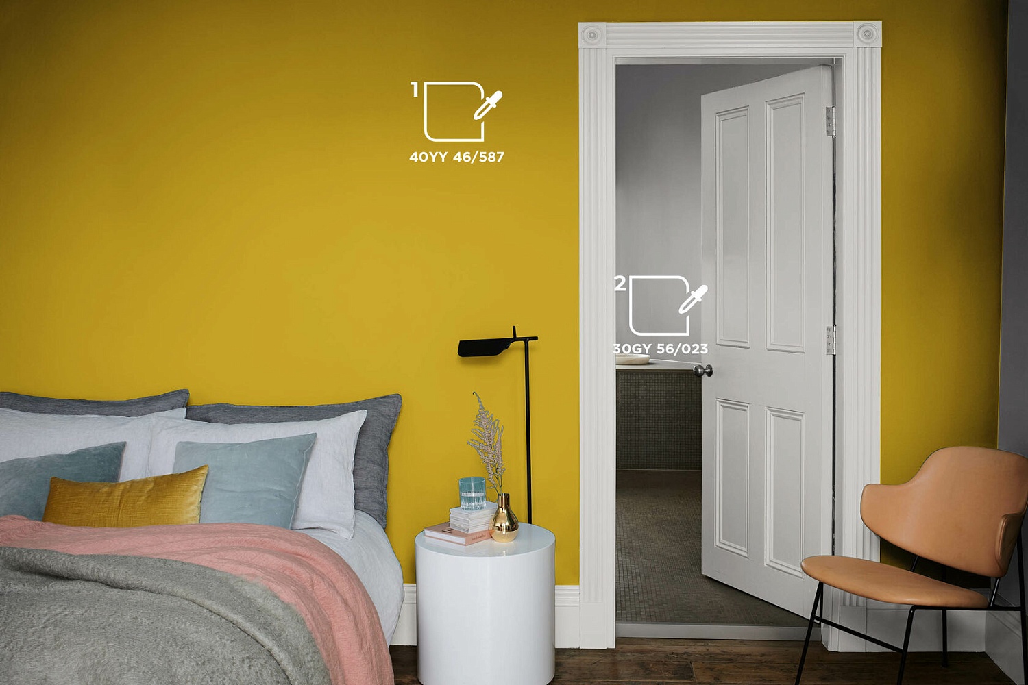 Цветовая палитра DULUX для спальни