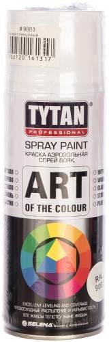 Краска аэрозольная Tytan Professional Art of the colour RAL 9003/9010 Белая глянец 400 мл